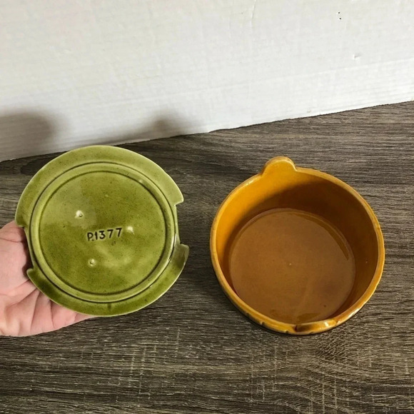 Vtg Portugal Pottery Butter  Dish - Picture 8 of 9